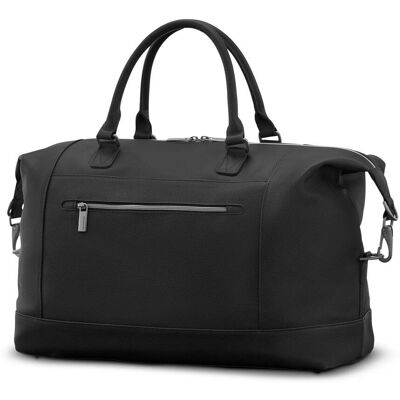 Classic Leather Weekender Black Carry-On Luggage from Samsonite Classic Leather Weekender Black Carry-On Luggage from Samsonite