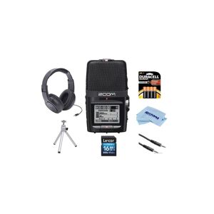 Zoom H2N Handy Recorder, Five Built-in Mic Capsules With Accessory Bundle