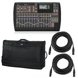 Behringer X32 32-Channel 16-Bus Total Recall Mixing Console with Case, XLR Cable