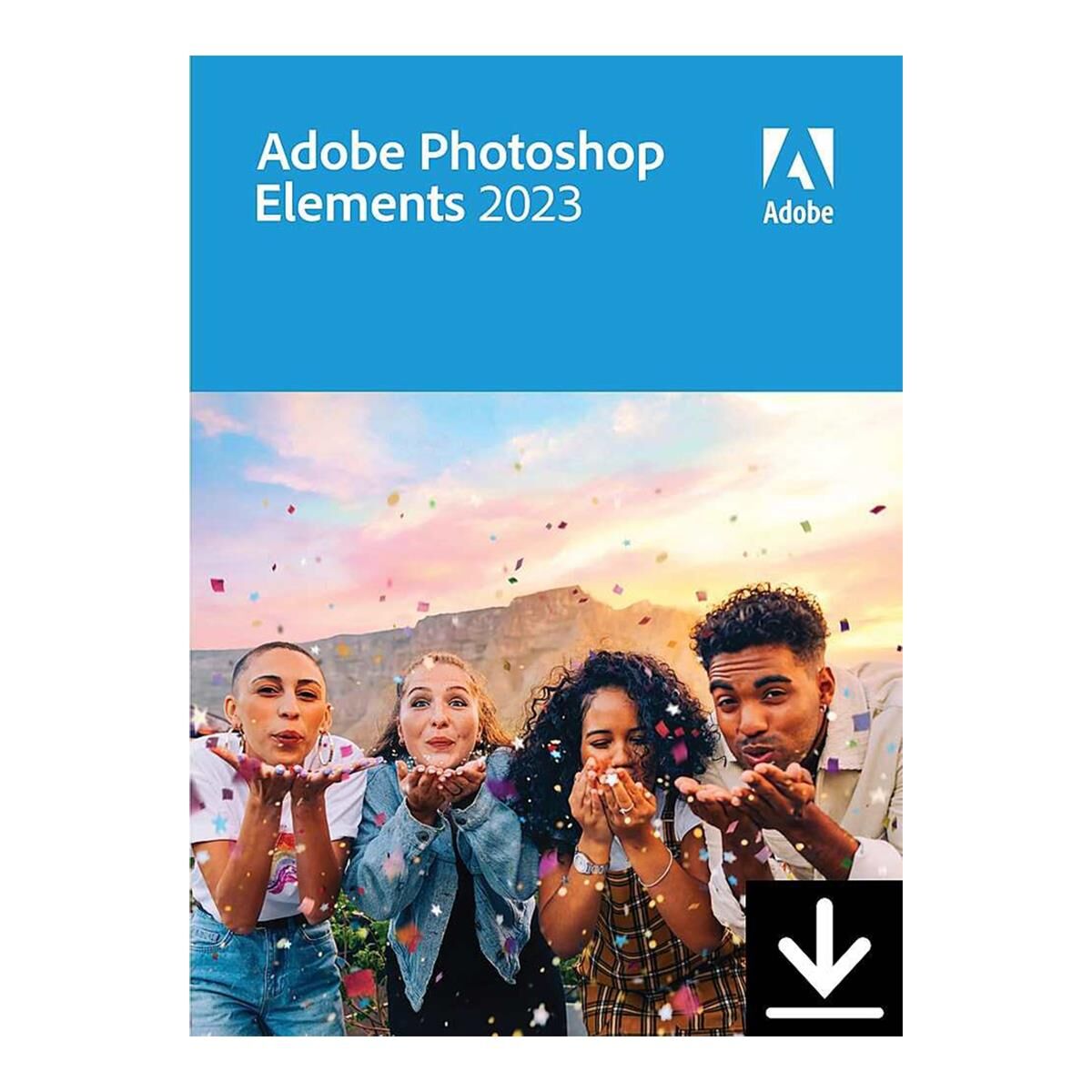 Adobe Photoshop Elements 2023 Perpetual License for Windows, Download