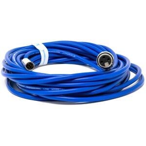 Kondor Blue 25' Mini XLR Male to XLR Female Audio Cable, Blue