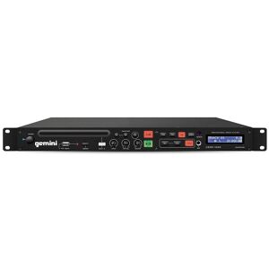 Gemini CDMP-1500 19&quot; 1U Rackmount Single CD/MP3/USB Player with Remote Control