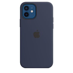 Apple Silicone Case with MagSafe for iPhone 12/12 Pro, Deep Navy