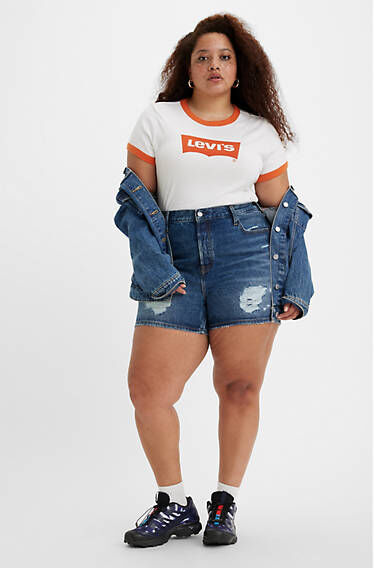 Levi's Women's Shorts (Plus Size) 18