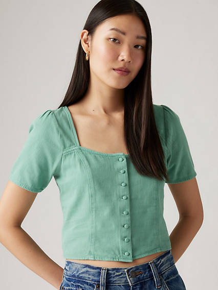 Levi's Short Sleeve Blouse - Women's S