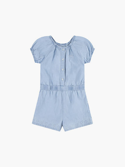 Levi's Sleeve Denim Romper Baby Girls 12M-24M 18M