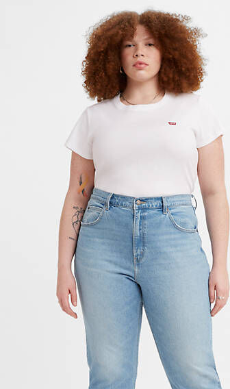 Levi's Sleeve Rib Baby T-Shirt (Plus Size) - Girls 4X