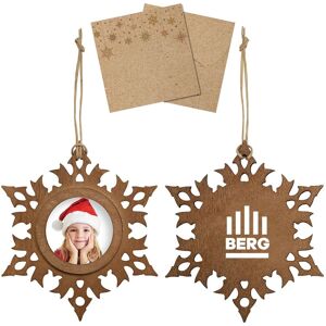 Positive Promotions 150 Wood Photo Ornament