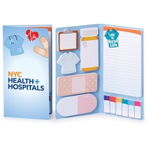 Positive Promotions 50 Healthcare Sticky Note Gift Sets - Personalization Available