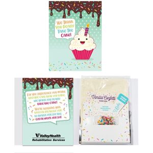 Positive Promotions 25 InstaCake Appreciation Cards - Personalization Available