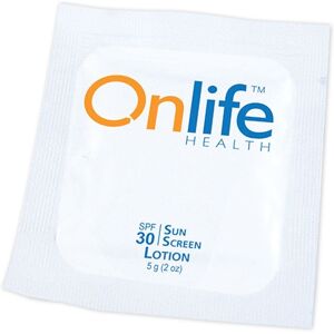 Positive Promotions 500 Sunscreen Lotion Packs (SPF-30) - Personalization Available