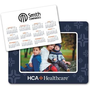 Positive Promotions 250 Punch-Out Picture Frame 2026 Calendar Magnets - One-Color Personalization Available
