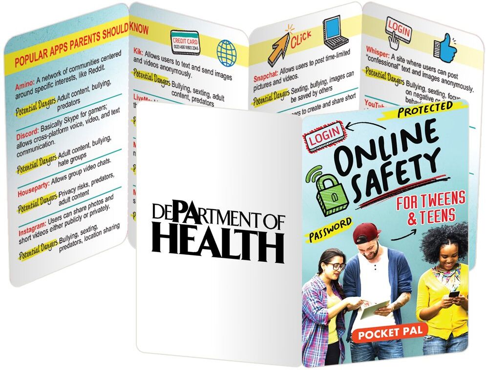 Positive Promotions 300 Online Safety For Tweens & Teens Pocket Pals - Personalization Available