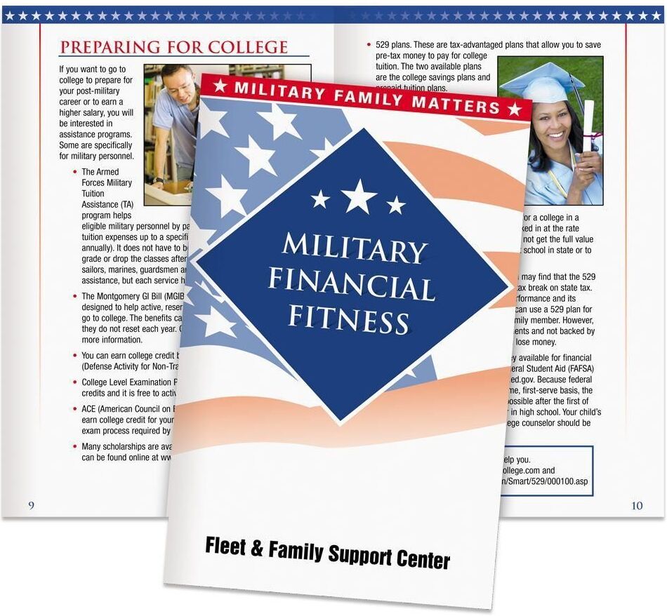 Positive Promotions 100 Military Financial Fitness Books - Personalization Available