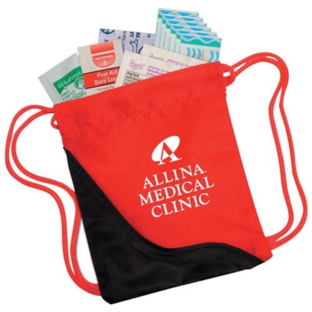 Positive Promotions 75 Mini First-Aid Sling Care Kits - Personalization Available