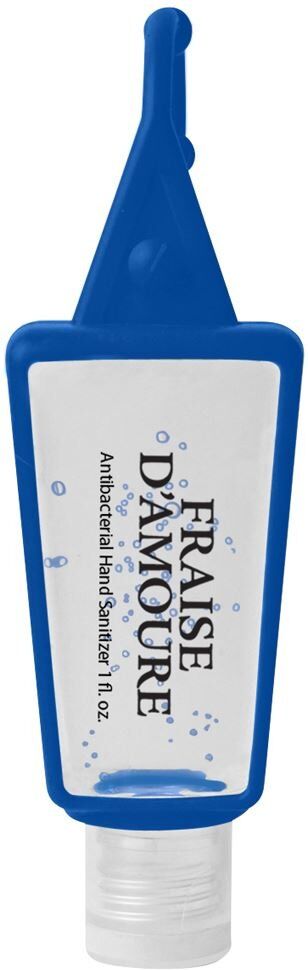 Positive Promotions 100 1 Oz. Hand Sanitizers with Silicone Holder - Personalization Available