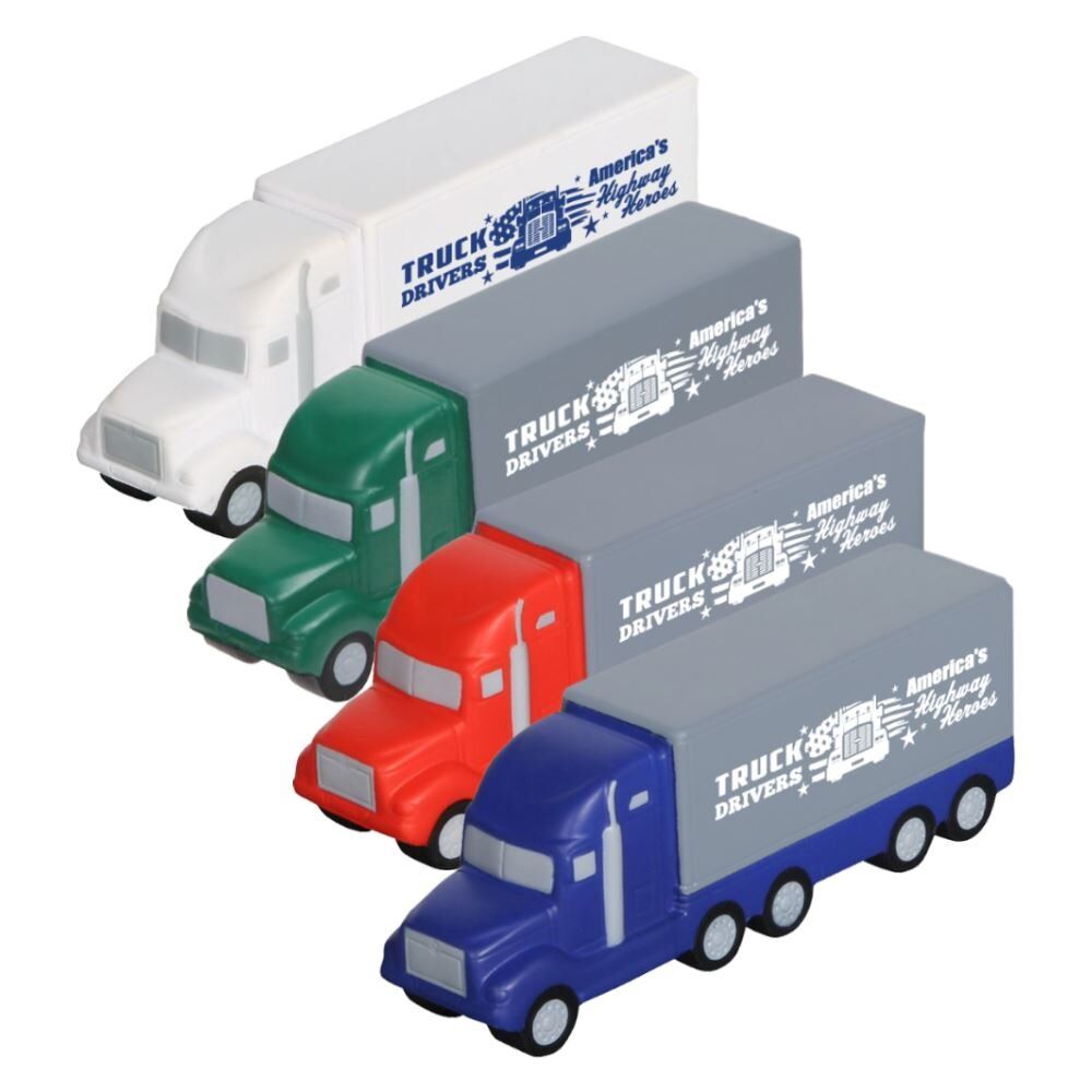 Positive Promotions 50 Truck Drivers: America's Highway Heroes Semi-Truck-Shaped Stress Relievers