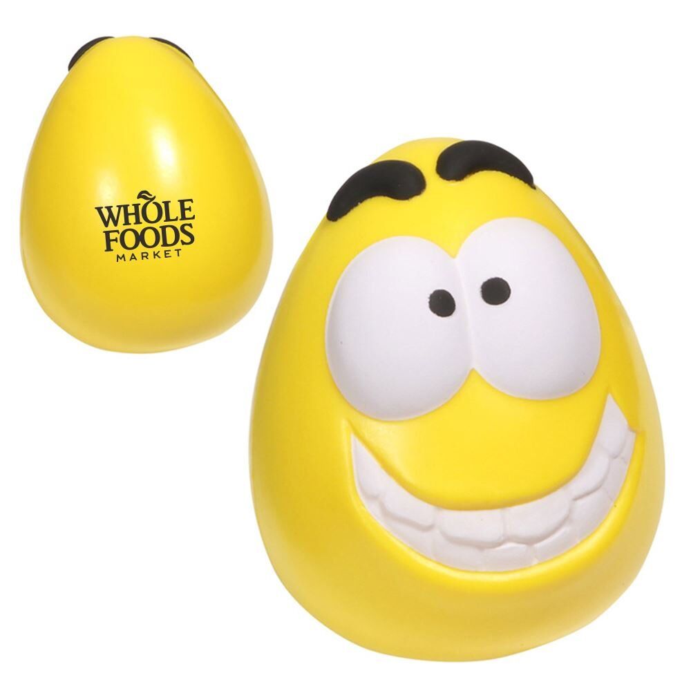 Positive Promotions 50 Happy Mini Mood Maniac Stress Relievers - Personalization Available