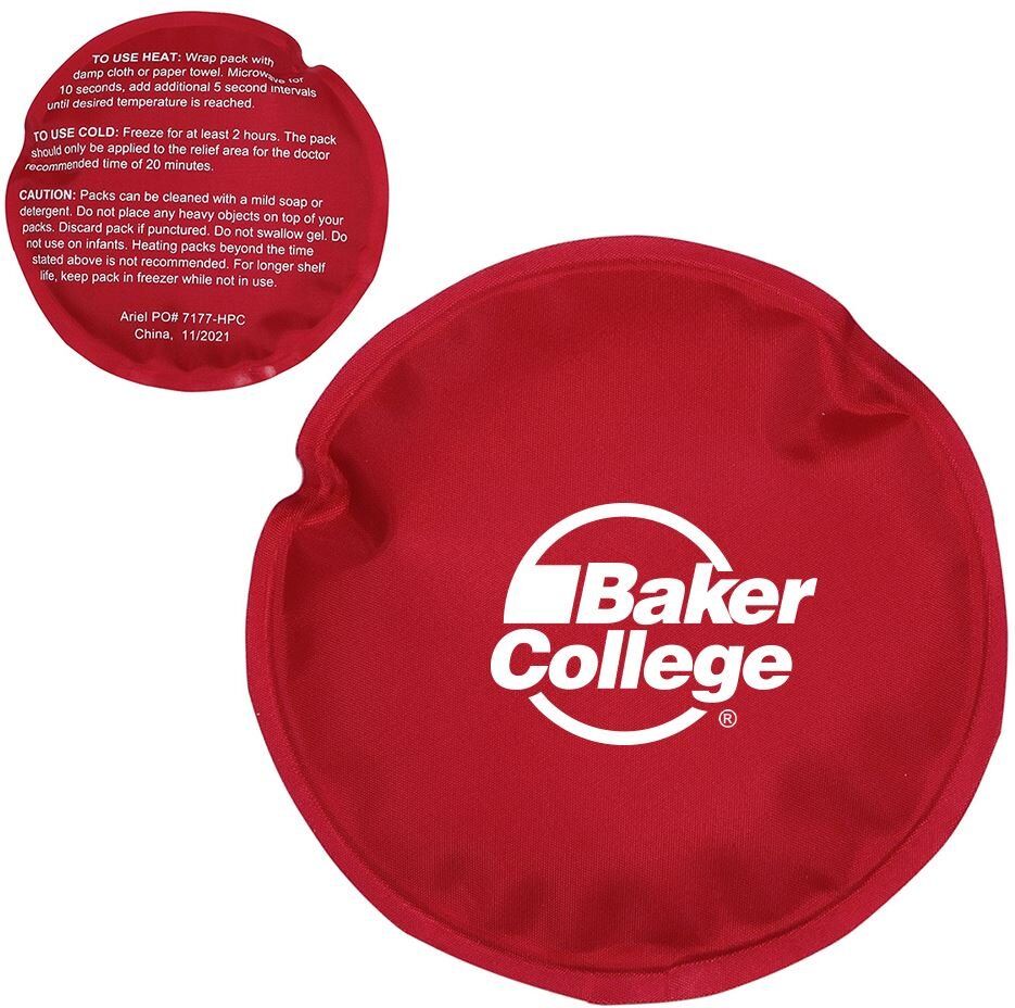 Positive Promotions 50 Round Nylon-Covered Hot/Cold Packs - Personalization Available