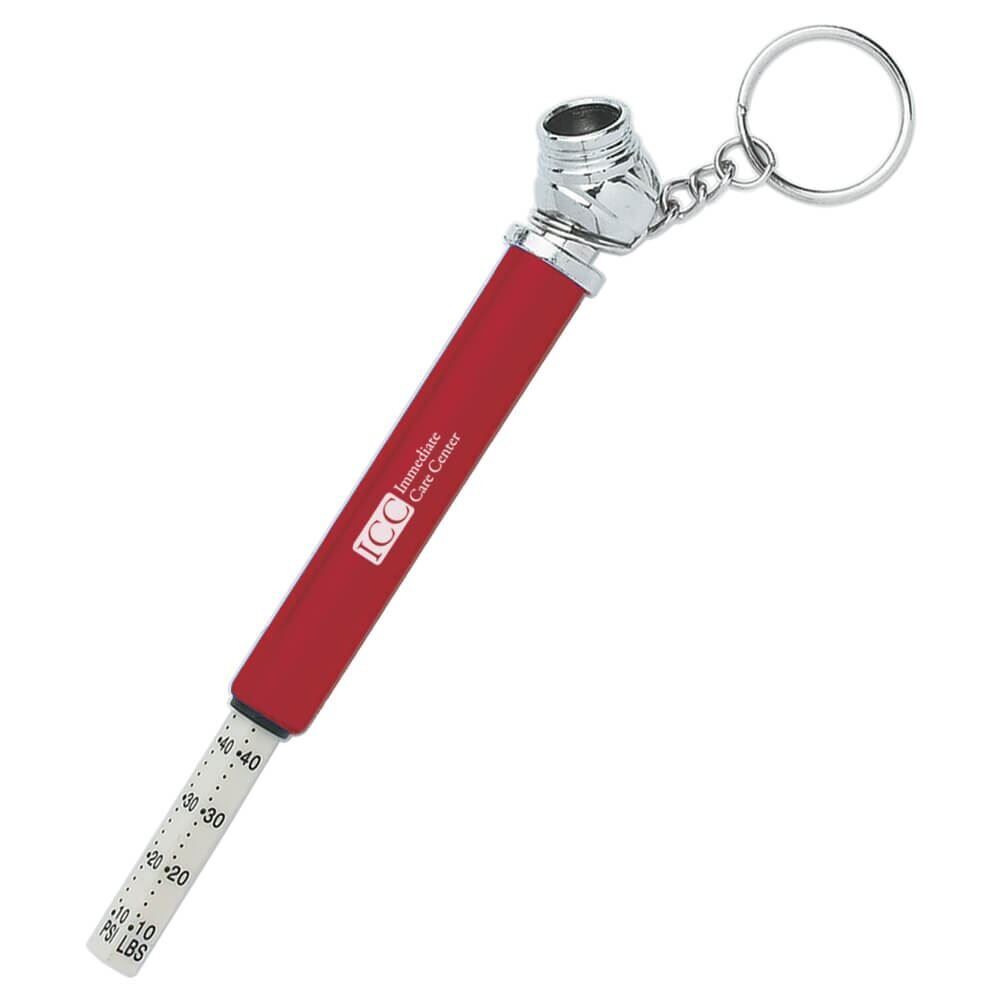 Positive Promotions 250 Mini Tire Gauge Key Chain - Personalization Available