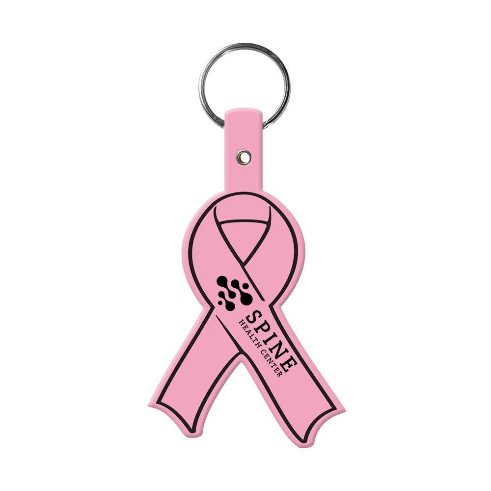 Positive Promotions 250 Awareness Ribbon Flexible Key Tags - Personalization Available
