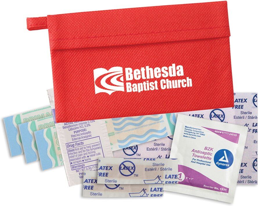 Positive Promotions 150 Quick Care Non-Woven First Aid Kits - Personalization Available