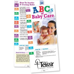 Positive Promotions 250 ABCs Of Baby Care Slideguides (English) - Personalization Available