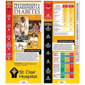 Positive Promotions 250 Preventing & Managing Diabetes Slideguides (Spanish) - One-Color Personalization Available