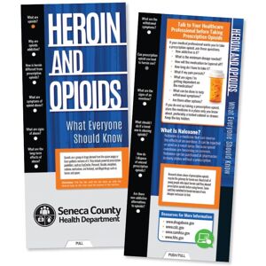 Positive Promotions 250 Heroin & Opioids: What Everyone Should Know Slideguides (English) - One-Color Personalization Available
