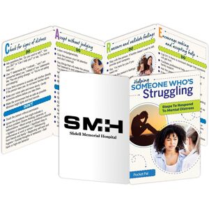 Positive Promotions 300 Helping Someone Who's Struggling Pocket Pals - One-Color Personalization Available