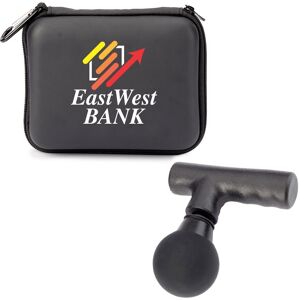 Positive Promotions 15 Portable Mini Massage Gun With Carabiner Carry Cases - Personalization Available