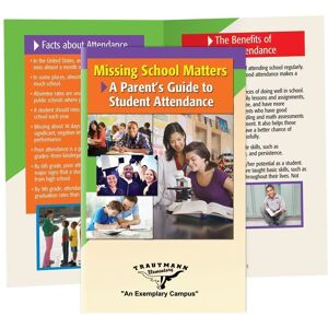 Positive Promotions 25 Missing School Matters: A Parent's Guide To Student Attendance Bilingual Books - Personalization Available