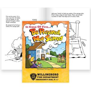 Positive Promotions 100 In Case Of Fire... Be Prepared, Not Scared Educational Activities Books - Personalization Available
