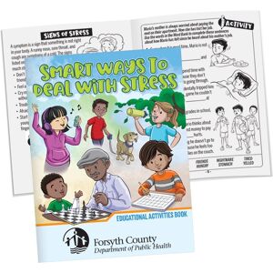Positive Promotions 100 Smart Ways to Deal With Stress Educational Activities Books - Personalization Available