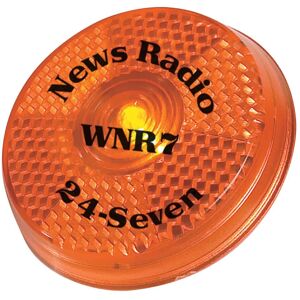 Positive Promotions 150 Round Blinking Lights With Back Clip - Personalization Available