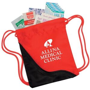 Positive Promotions 75 Mini First-Aid Sling Care Kits - Personalization Available