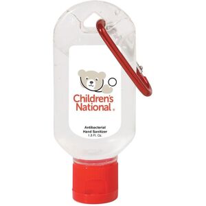 Positive Promotions 100 1.8-Oz. Hand Sanitizers With Carabiner - Full-Color Personalization Available