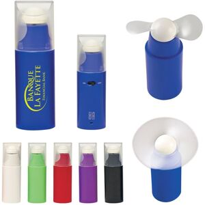 Positive Promotions 100 Mini Fans With Removable Cap - Personalization Available