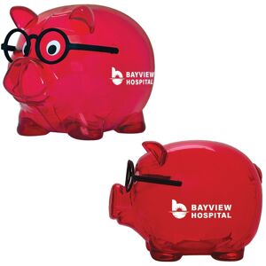 Positive Promotions 136 Smart Saver Piggy Banks - Personalization Available