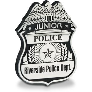 Positive Promotions 250 Plastic Junior Police Badges - Personalization Available