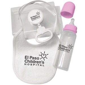 Positive Promotions 100 3-Piece Baby Gift Sets - Personalization Available