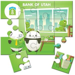 Positive Promotions 250 8" x 6" Board Puzzle - Full-Color Personalization Available