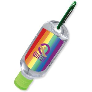 Positive Promotions 200 Rainbow Pride Hand Sanitizers - Full-Color Personalization Available