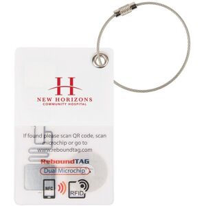 Positive Promotions 20 Rebound Tag Smart Luggage Locator Tags With Microchip - One-Color Personalization Available