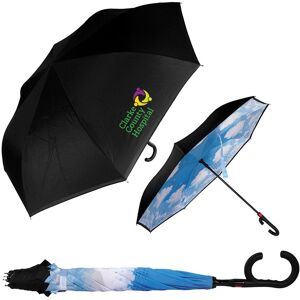 Positive Promotions 5 44" Inverted Umbrellas - Full-Color Personalization Available