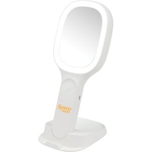 Positive Promotions 20 Double-Sided Light-Up Mirror & Wireless Qi Chargers - One-Color Personalization Available