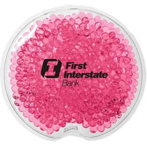 Positive Promotions 100 Breast Cancer Awareness Round Hot/Cold Packs - One-Color Personalization Available