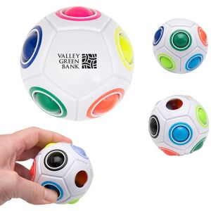 Positive Promotions 100 Fidget Stress Pop Ball Game - One-Color Personalization Available