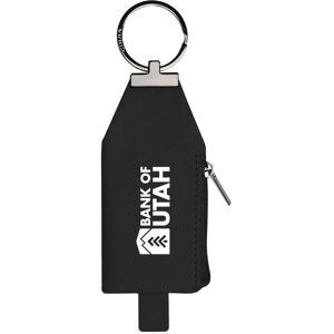 Positive Promotions 100 Leatherette Mini Pouch Key Tags - One-Color Personalization Available