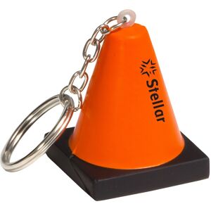 Positive Promotions 75 Construction Cone Stress Reliever Key Chain - One-Color Personalization Available